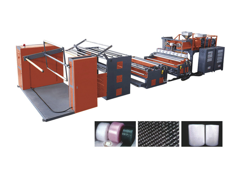兩層氣泡膜機(jī)-單螺桿擠出